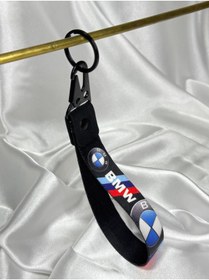 Resim CEBECİOTO BMW YENİ MODEL 19 CM BEZ ANAHTARLIK KALİTELİ OTO-MOTO AKSESUAR ÇİFT TARAFLI BASKI 