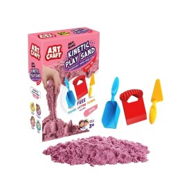 Resim Art Craft Aksesuarli Pembe Kinetik Oyun Kumu 1000 Gr 