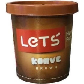 Resim Let's Tek Renk Oyun Hamuru Kahverengi 150gr L8340-6 