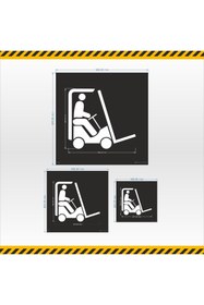 Resim isgtabelam 60x60 Cm/kompozit /Forklift Boyama Şablonu 