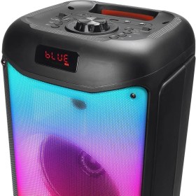 Resim Mikado Md-40bt 40w Bt, Tws Destekli Rgb Işıklı Kablosuz Mikrofonlu Toplantı-Parti Kule Hoparlörü 