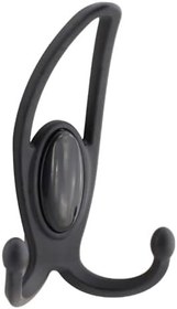 Resim Metax Uzay Portmanto Vestiyer Duvar Askısı Metal Dolap Elbise Askılığı Mat Siyah Siyah Kapak 