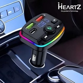 Resim HEARTZ FM TRANSMİTTER MODULATOR ARAÇ FAST QUICK CHARGE HIZLI ŞARJ FLASH BELLEK MİCRO SD MP3 PLAYER 12-24 V PD 20W YÜKSEK KALİTE (PD 01) 