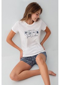 Resim Rolypoly Kadın Beyaz Şort Takım Beyaz 