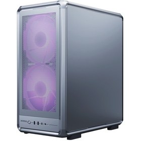 Resim Cooler Master Masterframe 500 Mesh Argb 200mm Tempered Glass Usb 3.2 Silver E-atx Mid Tower Kasa 