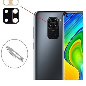 Resim Tkgz Xiaomi Uyumlu Redmi Note 9 Pro Arka Kamera Cam Lensi + Bistüri Ucu 