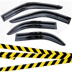 Resim Caraks Dacia Duster Mügen Cam Rüzgarlığı 2010-2017 Arası 4 Lü Set 