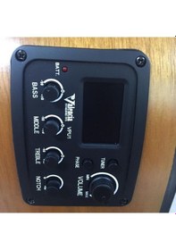 Resim Valencia Vc304ce Elektro Klasik Gitar Cutaway Naturel Kesik K 