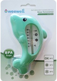 Resim Weewell Wtb110 Banyo Termometresi Yeşil Wee-wtb110 WEE-WTB110 