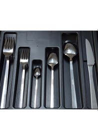 Resim Kardelen Çubuk 12 Kişilik 77 Parça Kaşık Çatal Bıçak Servis Set 
