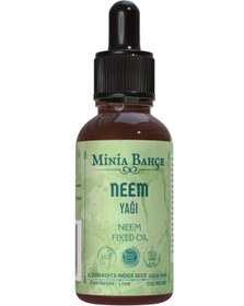 Resim Minia Bahçe Bitki ve Sanat Atölyesi Organik Neem (TESBİH AĞACI) Yağı, 30ml | %100 Saf Ve Doğal 