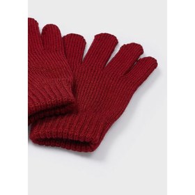 Resim Mayoral Kışlık Erkek Örme Eldiven Bordo - Bordo / 10 Yaş 