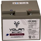 Resim Volan Battery 12 Volt 28 Ah (Amper) Jel Akü 