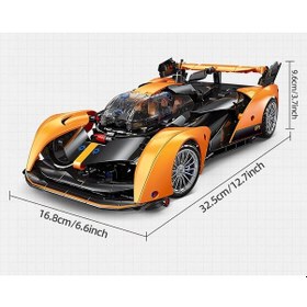 Resim Gt 2.4g Uzaktan Kumandalı Spor Araba Yapı Seti, 1:14 Ölçekli Koleksiyonluk Model Çok Renkli 