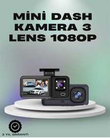 Resim cenk x store 3 Kanallı Araç Kamerası – Full HD 1080P Kayıt, 2” Ekran, Park Gözetimi Desteği 