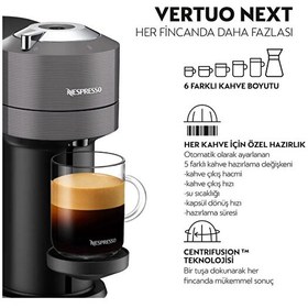 Resim Nespresso Vertuo Next Kapsül Kahve Makinesi Koyu Gri 