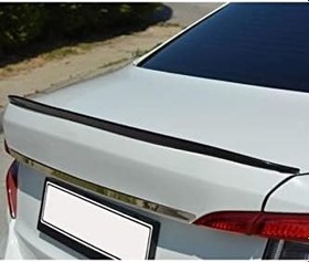 Resim Spoiler Fiat Egea İle Uyumlu Bagaj Üzeri Çıta - Spoiler Pianoblack - Parlak Siyah + Çift Taraflı Bantlı 