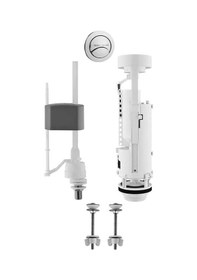 Resim 330b7013 Rezervuar İç Takım Alttan Su Girişli 3/6 L, Krom S 