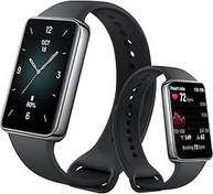 Resim HONOR Band 9 Erkek Akıllı Saat, SpO2 Kalp Hızı Akıllı Saat, 96 Spor Modu, 14 Gün Pil Ömrü, Android iOS için Fitness, Siyah 