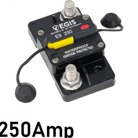 Resim 250 Amper Marin Su Geçirmez Termal Devre Kesici Otomatik Sigorta 