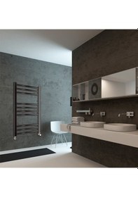 Resim Duffmart Rainbow 5/11 Antrasit Düz Havlupan Radyatör 