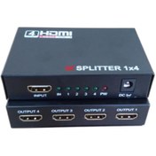 Resim Onten 4 Port 4k Ultra Hd 2160p Full Hd 1080p Görüntü Çoğaltıcı Splitter 
