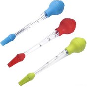 Resim Wezone Kırmızı Silikon Hindi Baharatlama Seti: Pompa, İğne, Fırça Ve Temizleme Fırçası İle Lezzetli Hindi Pişirme Aracı Çok Renkli 