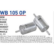 Resim Wunder Wb 105op Opel Astra Corsa Vectra Tırnaklı Benzin Filtresi Diğer