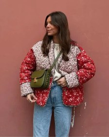 Resim Belemina Kapitone Jacket - Kırmızı / L 