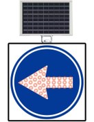 Resim FM Trafik Soldan Gidiniz 600x600 mm 