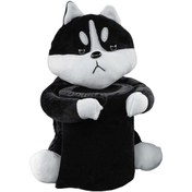 Resim Magideal Suntek Sevimli Peluş Araba Doku Kutusu Çöp İç Yaratıcı Siyah 