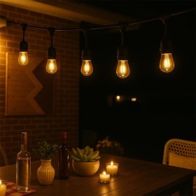 Resim Temiz Pazar 5li̇ E27 Duy Sirali 5 Metre Lamba Kablosu (5 Adet Duy Içeri̇r) 