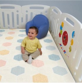 Resim Unigo Pastel Honeycomb Light Bebek Oyun Matı ve Halısı 