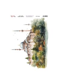 Resim Pirinç Dekopaj Kağıdı 30x42cm Pt-4146 Ayasofya 