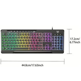 Resim Globalbloom Black Onıkuma G32 Mekanik Rgb Aydınlatmalı 104 Tuşlu Ergonomik Oyuncu Klavye 