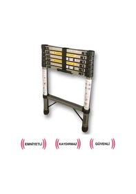 Resim Çelik Endokon 7 Basamaklı - 200 Cm. Teleskopik Merdiven - I Tipi Uzayan Merdiven 