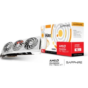 Resim Sapphire RX 7800 XT Pure Gaming Oc Amd 16GB GDDR6 Ekran Kartı 11330-03-20G 