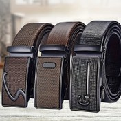 Resim İş ve İşadamı için Metal Otomatik Tokalı Kemer 