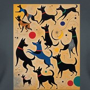 Resim Oyun Vakti - Miro Sokakta Kadın Tişört 