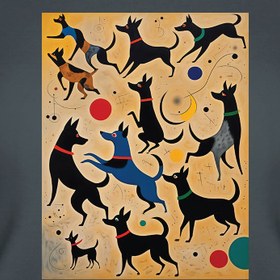 Resim Oyun Vakti - Miro Sokakta Kadın Tişört 