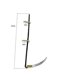 Resim Komple Tırpan - Metal Saplı 6 Parça Set - Ahşap Elcik 65 Cm 