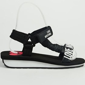 Resim Love Moschino Siyah-Beyaz Kadın Sandalet JA16143G0GI44000 