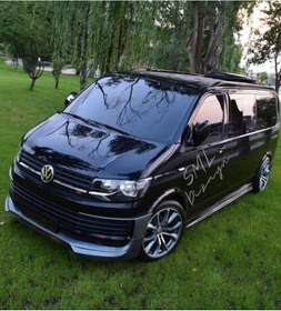 Resim Volkswagen Transporter T7 Abt Ön Ek 3 Parça Ön-tampon-ek Plastik 