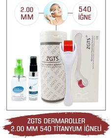 Resim Zgts Dermaroller 2.00 Mm Titanyum 540 Iğneli Derma Roller 