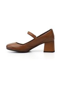 Resim Gönderi(R) Gönderi R Kadın Taba Antik Kalın Topuklu Mary Jane Hakiki Deri Ayakkabı Gdza134m0449 Taba 