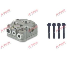Resim KOMPRESOR SILINDIR KAPAGI KOMPLE PLEYTLI - FORD CARGO/2524 1826 1826D 2526 2526D A-TECH 701.01.1210 