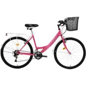 Resim Bisan CTS 5100 V 24" Jant 51 CM Kadro 21 Vites Kadın Şehir Tur Bisikleti 