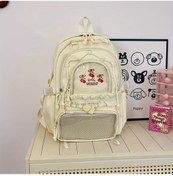 Resim Honeybeeshop Sarı Kadınlar İçin Hafif Bej Büyük Kapasiteli Seyahat Ve İş Sırt Çantası Sarı 