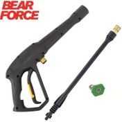 Resim Bear Force Yüksek Basınçlı Güç Yıkama Püskürtme Tabancası Seti - Jet Nozul Uçları, Greenworks, Karcher, Ryobi & Homelite Elektrikli Basınçlı Yıkama Makineleri ile Uyumlu, 1900 PSI'ye Kadar, BEAR FORCE 
