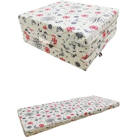 Resim Vip Home Concept Tek Kişilik Katlanır Yer Yatağı ve Sünger Katlanır Minder Yatak 80x180x8 cm - Marin 